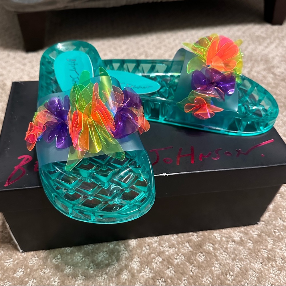 Betsy Johnson Jelly Sandals - Picture 6 of 10